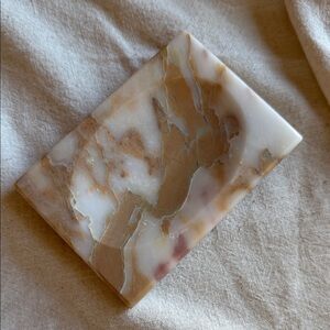 Marble Zara home  Rectangular Tray European soap dish